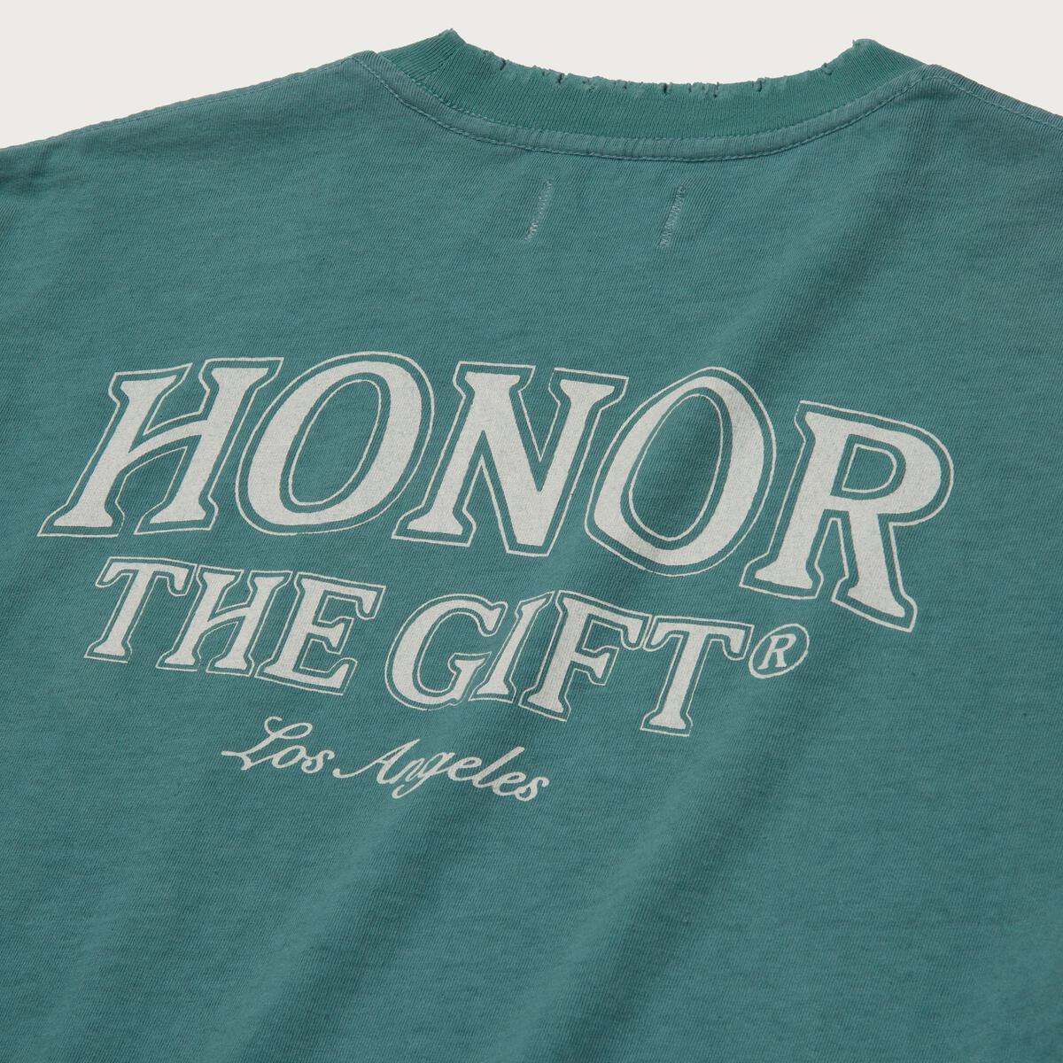 Floral Pocket Tee - Teal