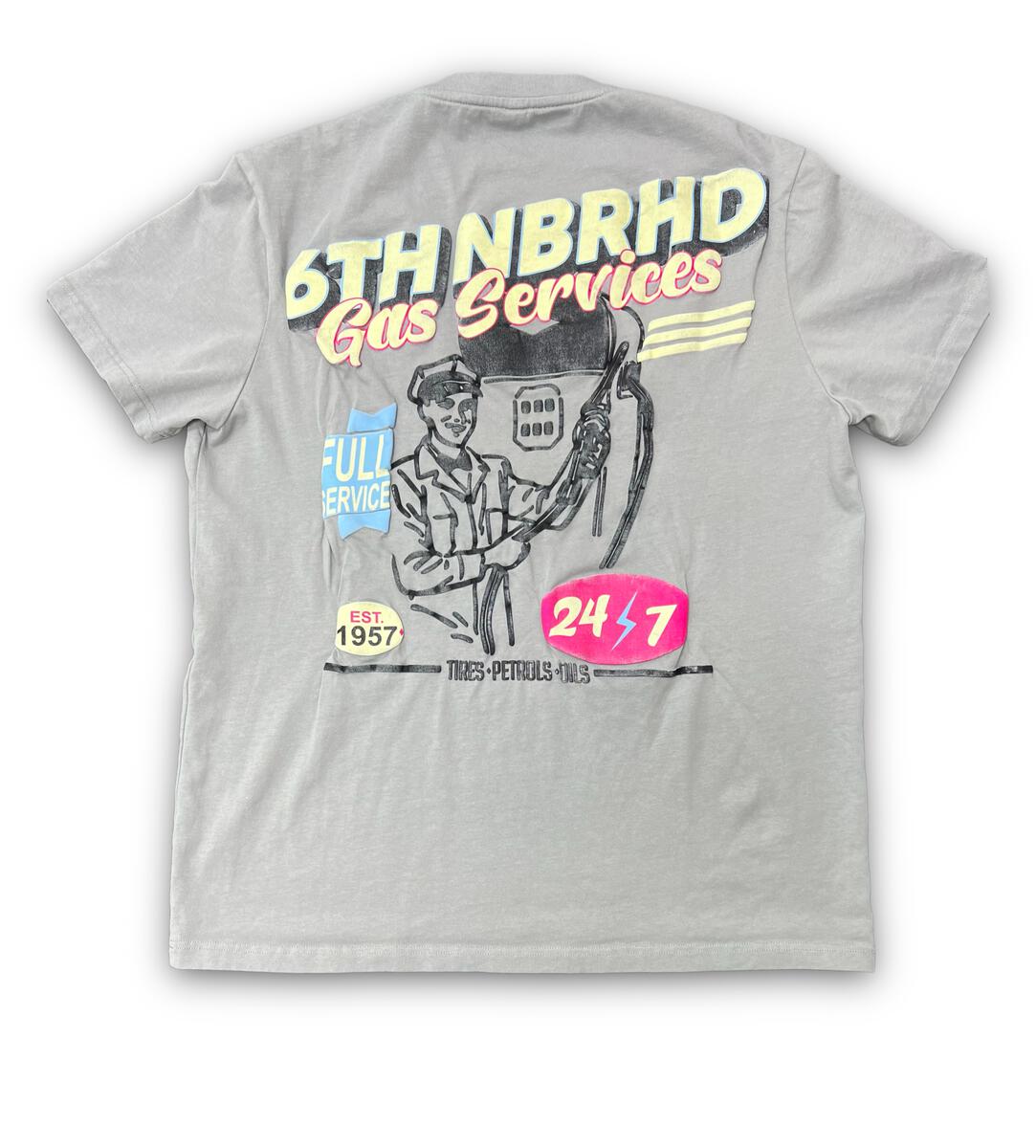 Gas Services Tee - Grey