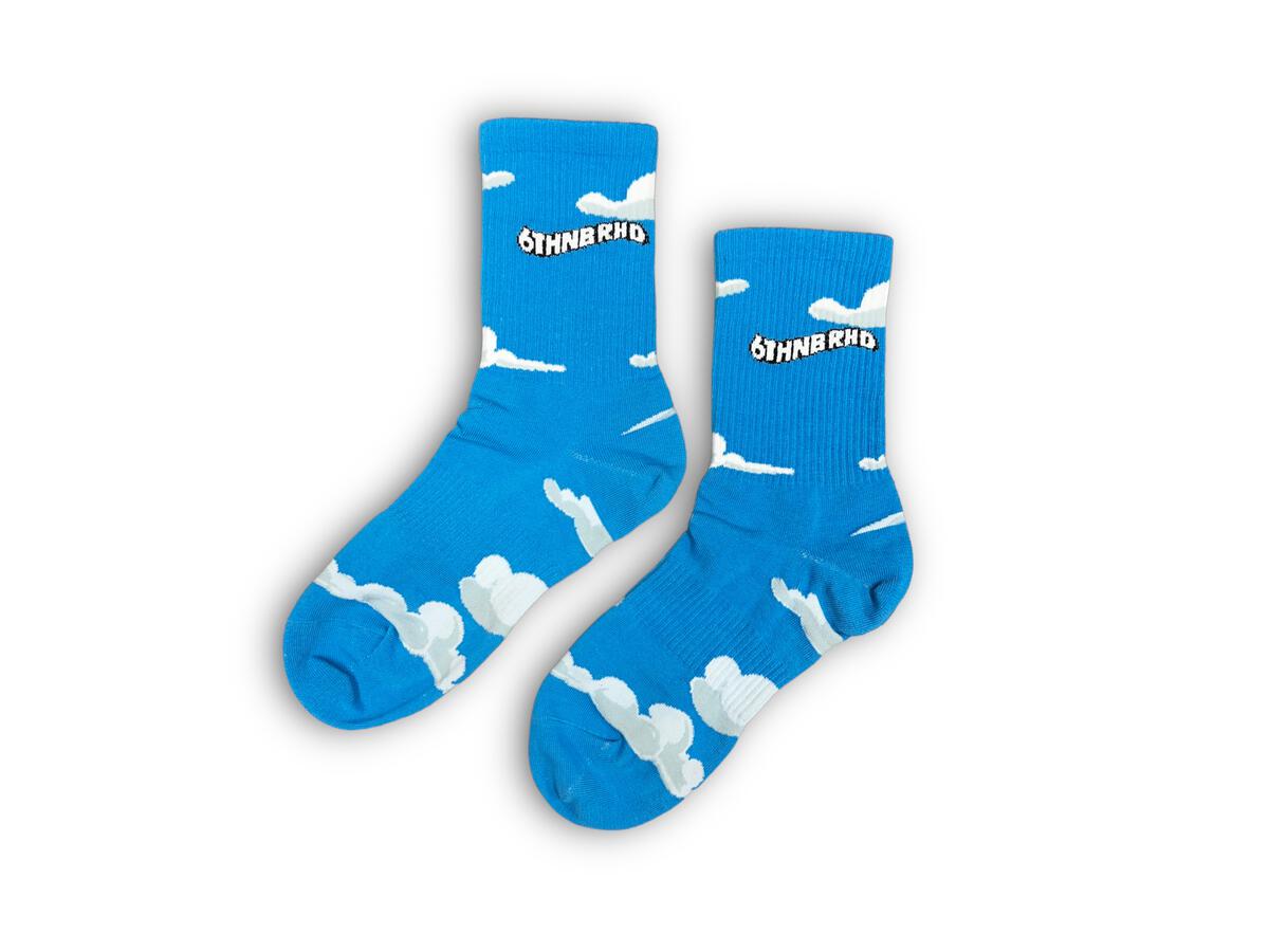 Greeting From Socks - Sky Blue