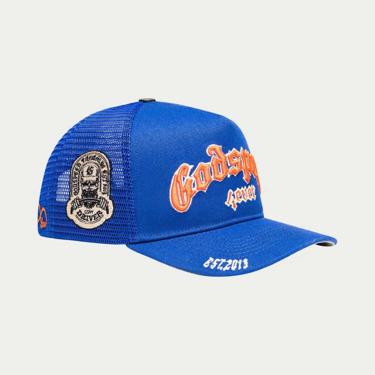 GS Forever Trucker Hat - Blue / Orange