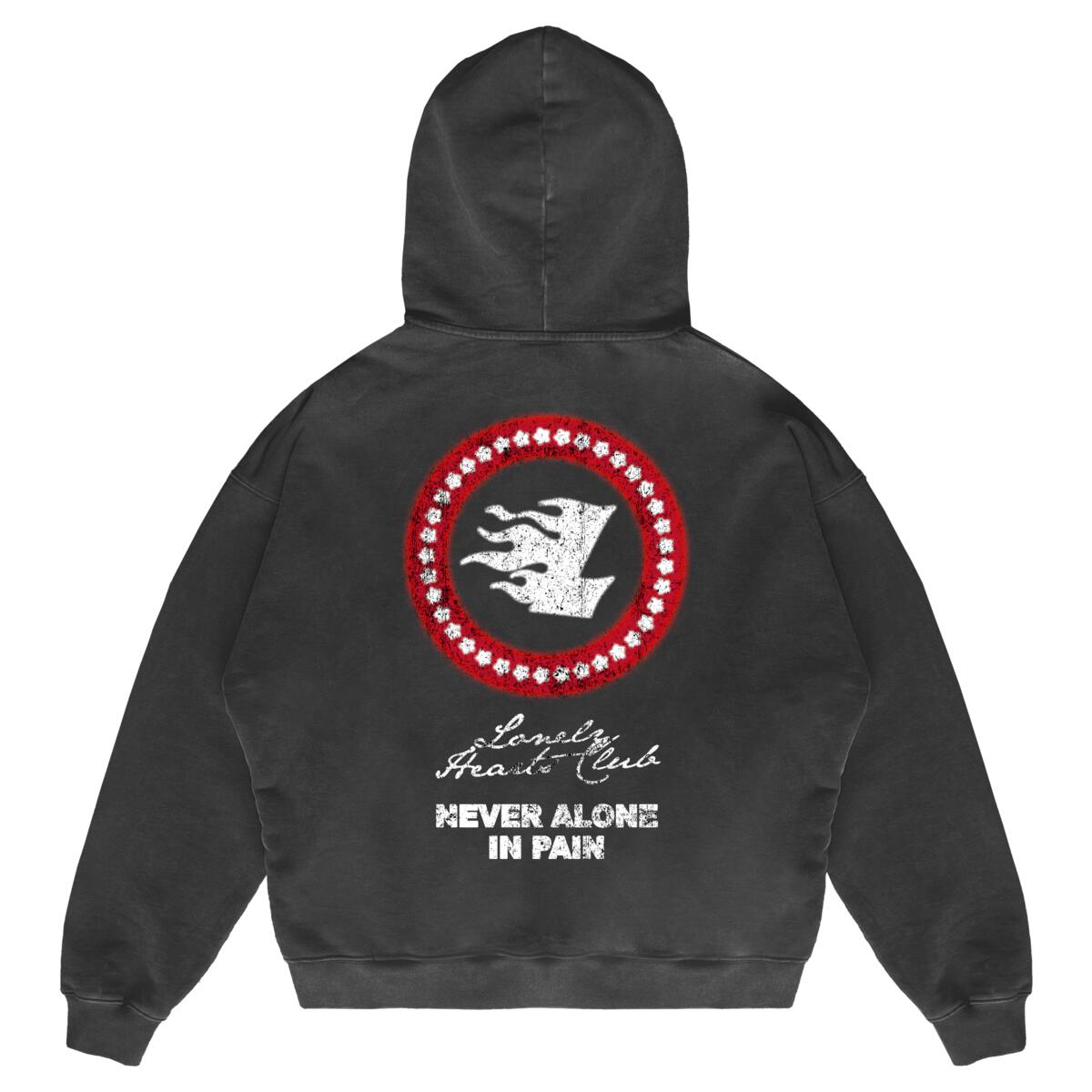 Burning Desire Premium Hoodie - Vintage Grey