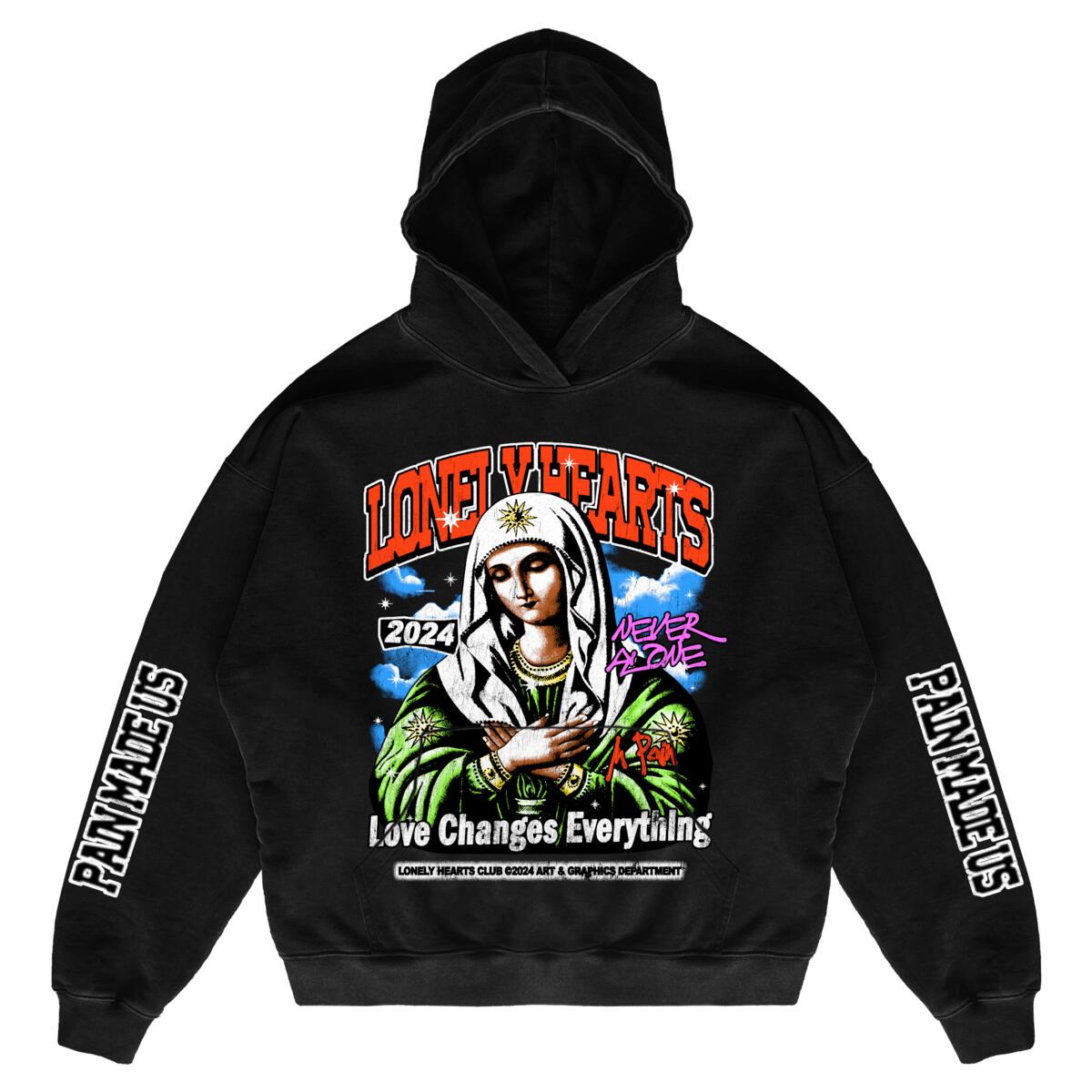 Love Changes Everything Premium Hoodie - Black