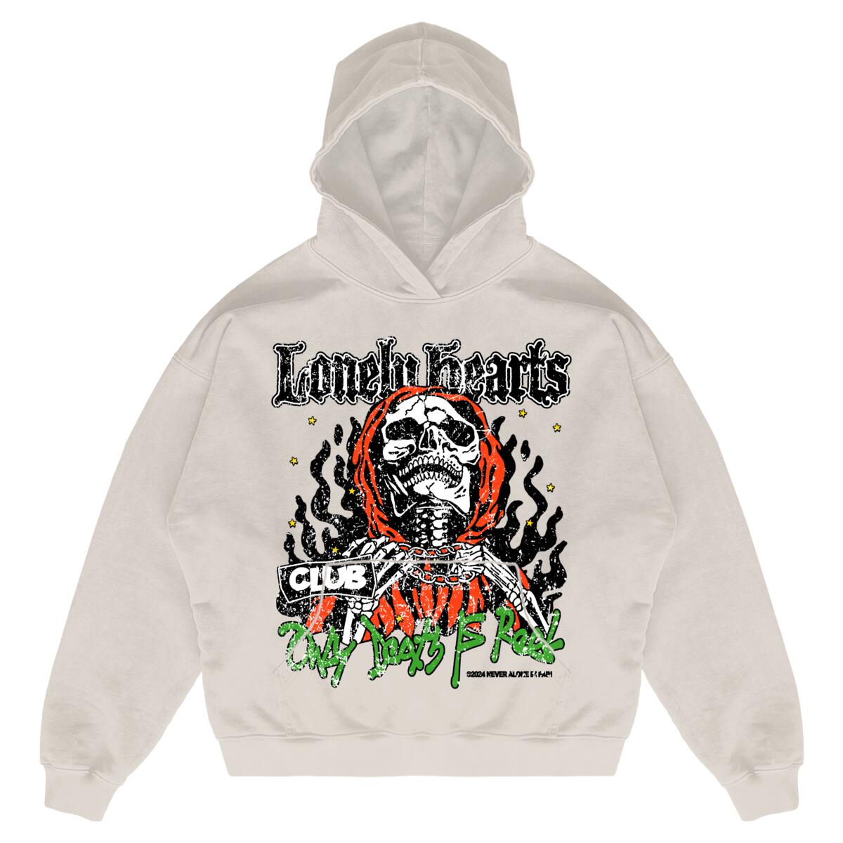 Only Death is Real Premium Hoodie - Ivory