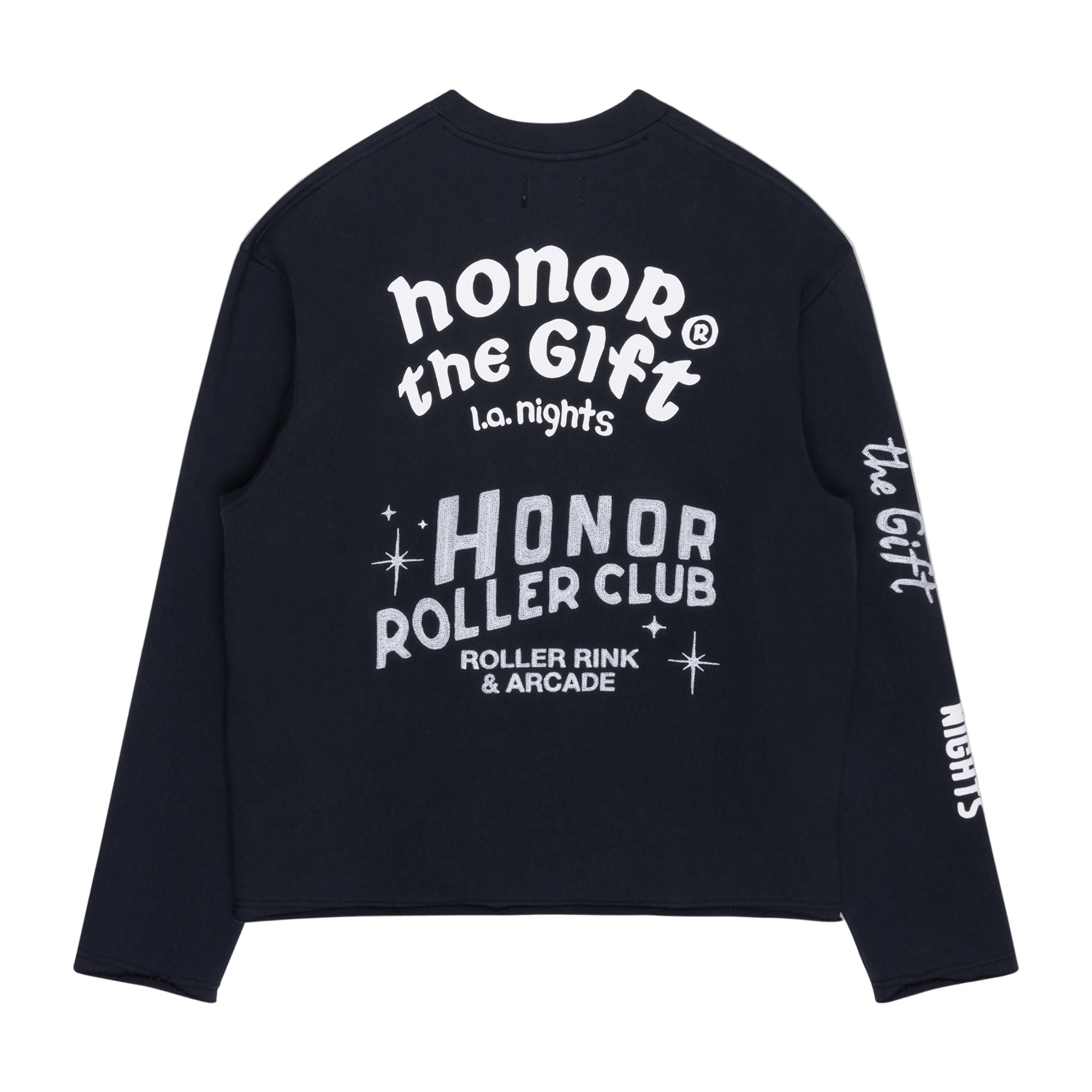 Mixed Logo Crewneck - Black