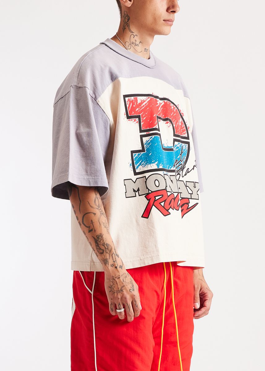 Racing Yoke T-Shirt - White