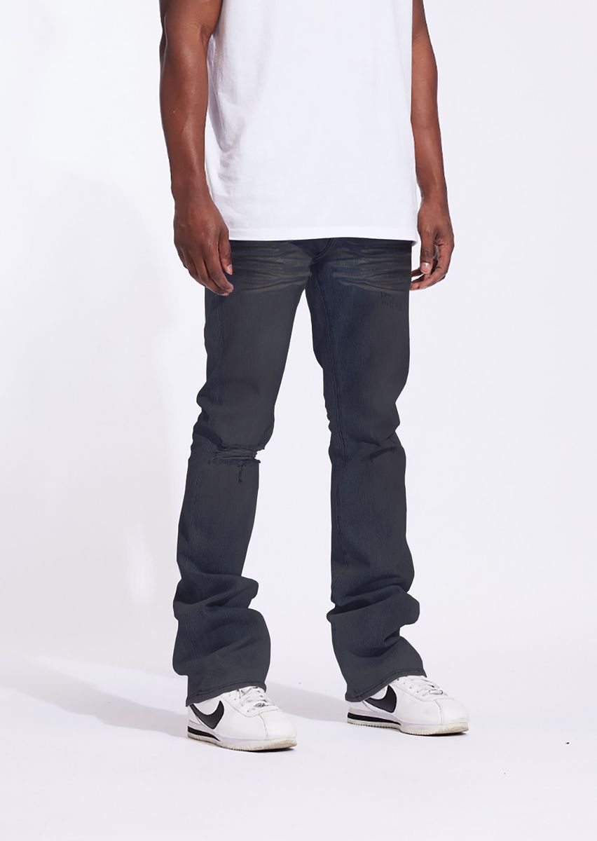 RIC FLARE DENIM -GREY WASH