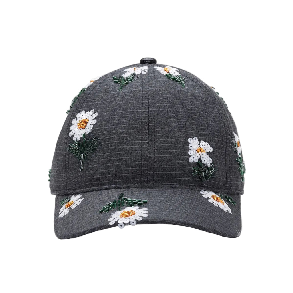 Flowers Beaded 6 Panel Cap - Black – Sammys NYC