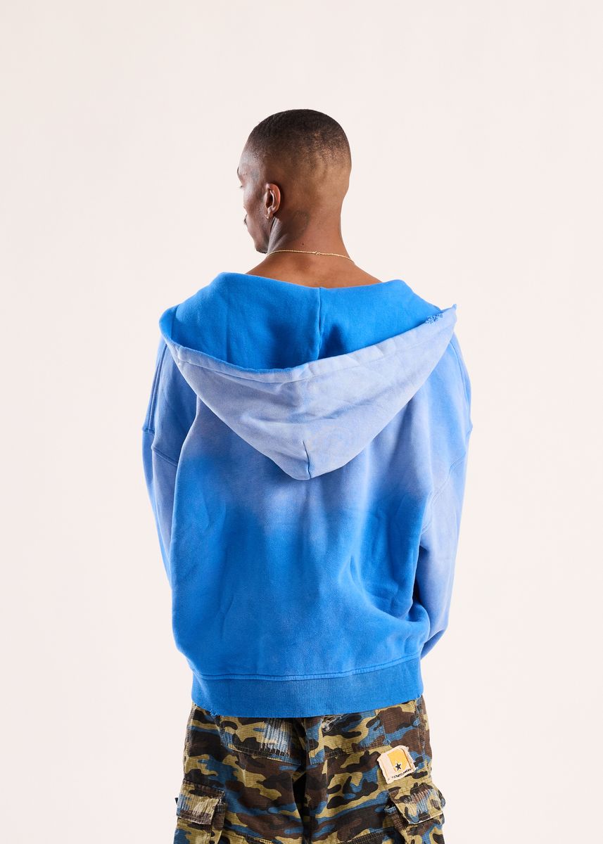 California Dreamin Full Zip Hoodie - Blue