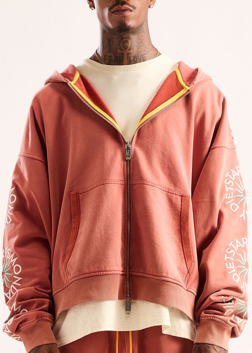 Sol Full Zip Hoodie - Red