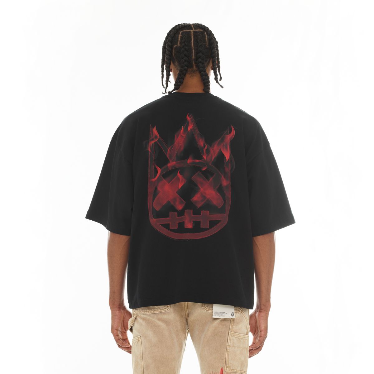 Flame Logo T-Shirt - Black