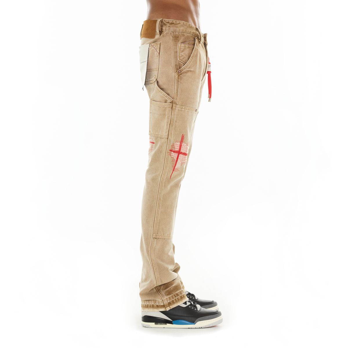 LENNY BOOTCUT 603 JEANS - KHAKI CANVAS