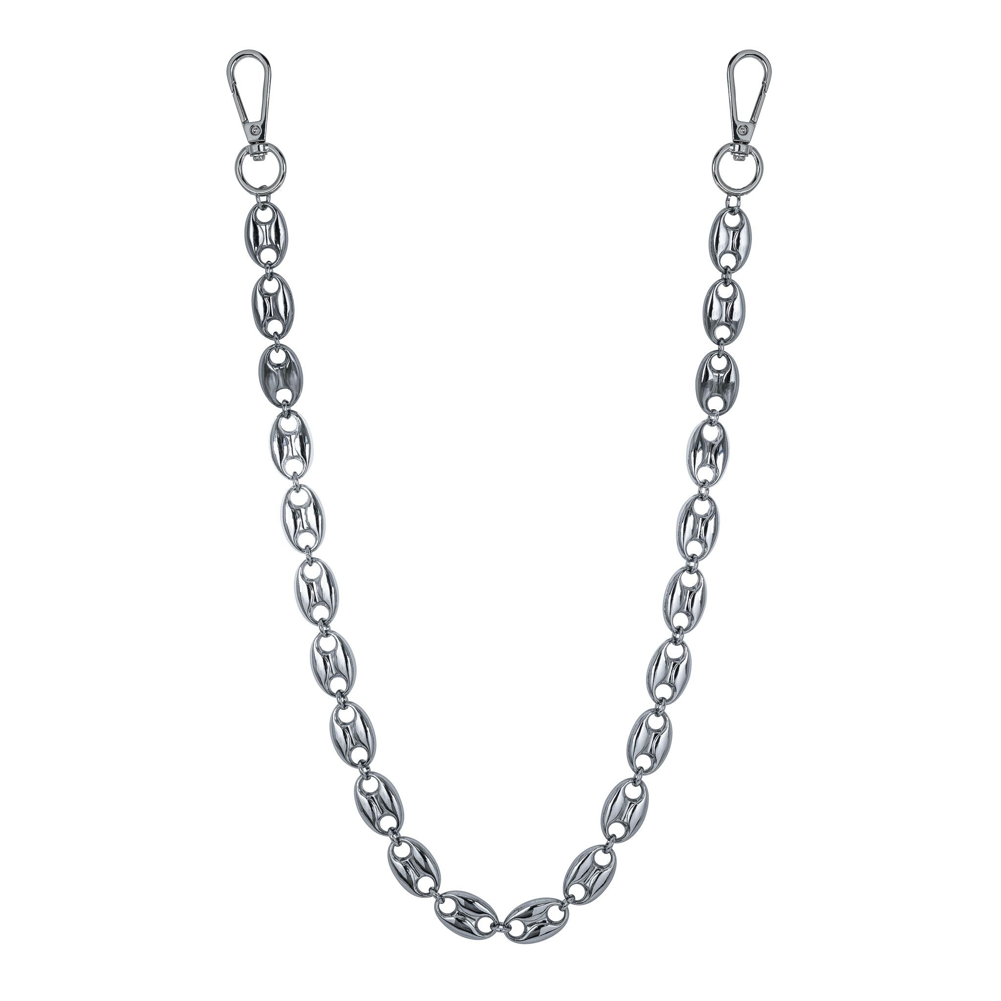 Gucci Link Wallet Chain - Silver