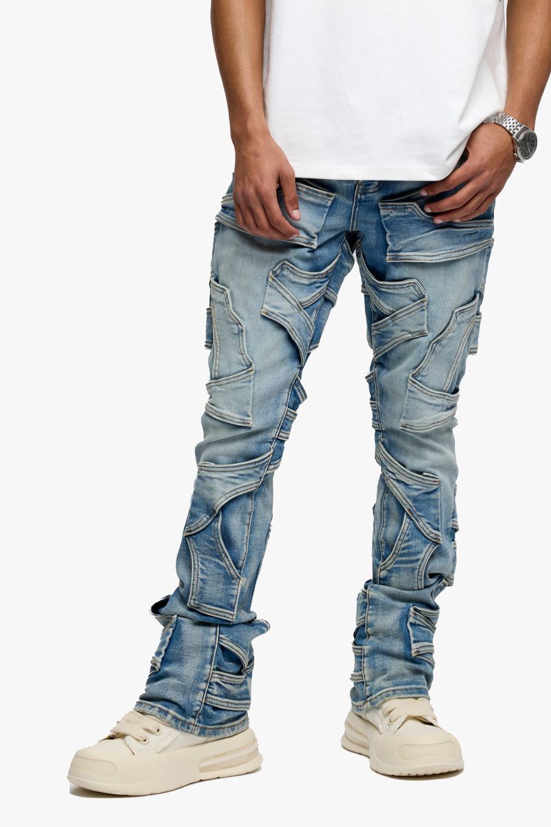 Pumped Stacked - Light Blue