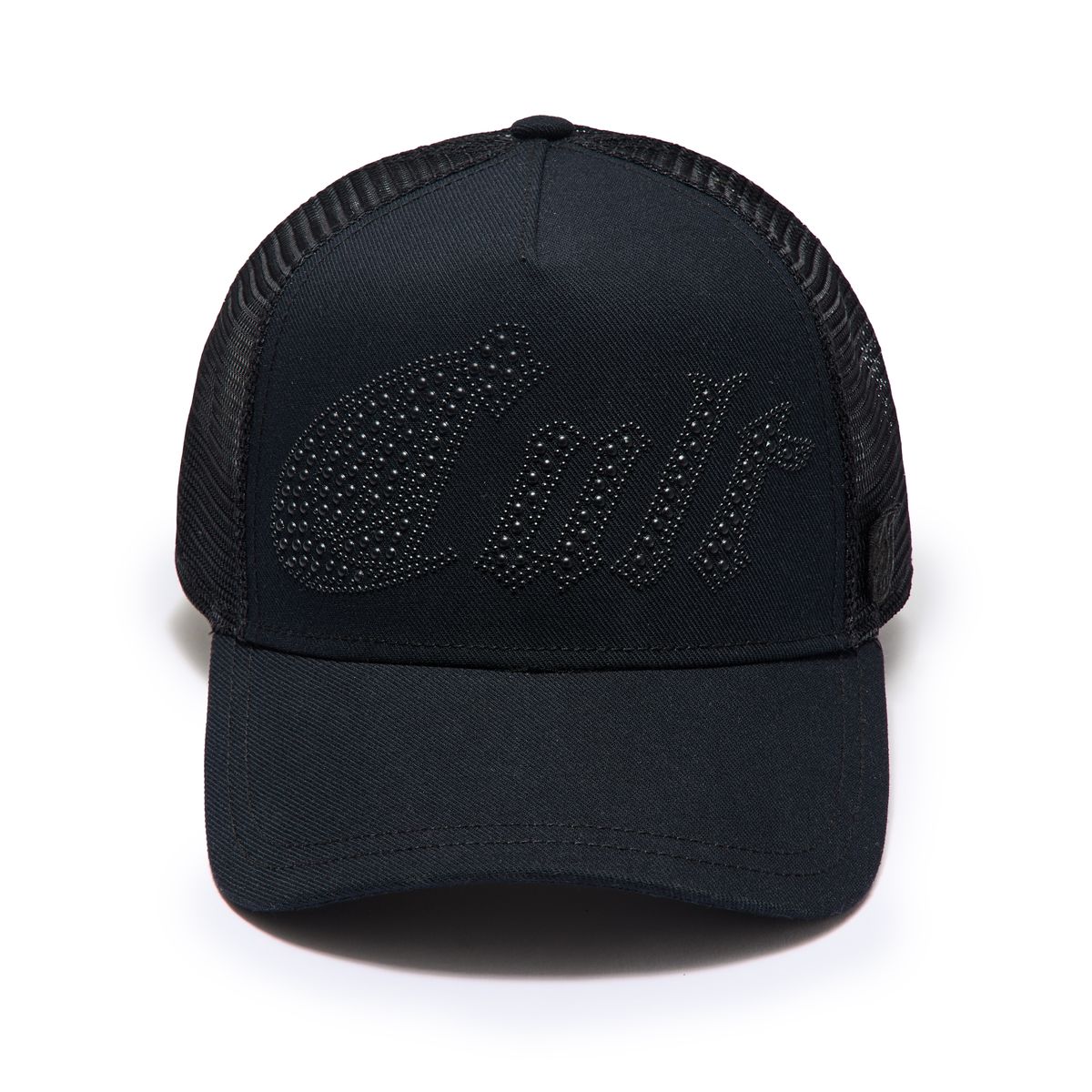 Metal Studs Trucker - Black