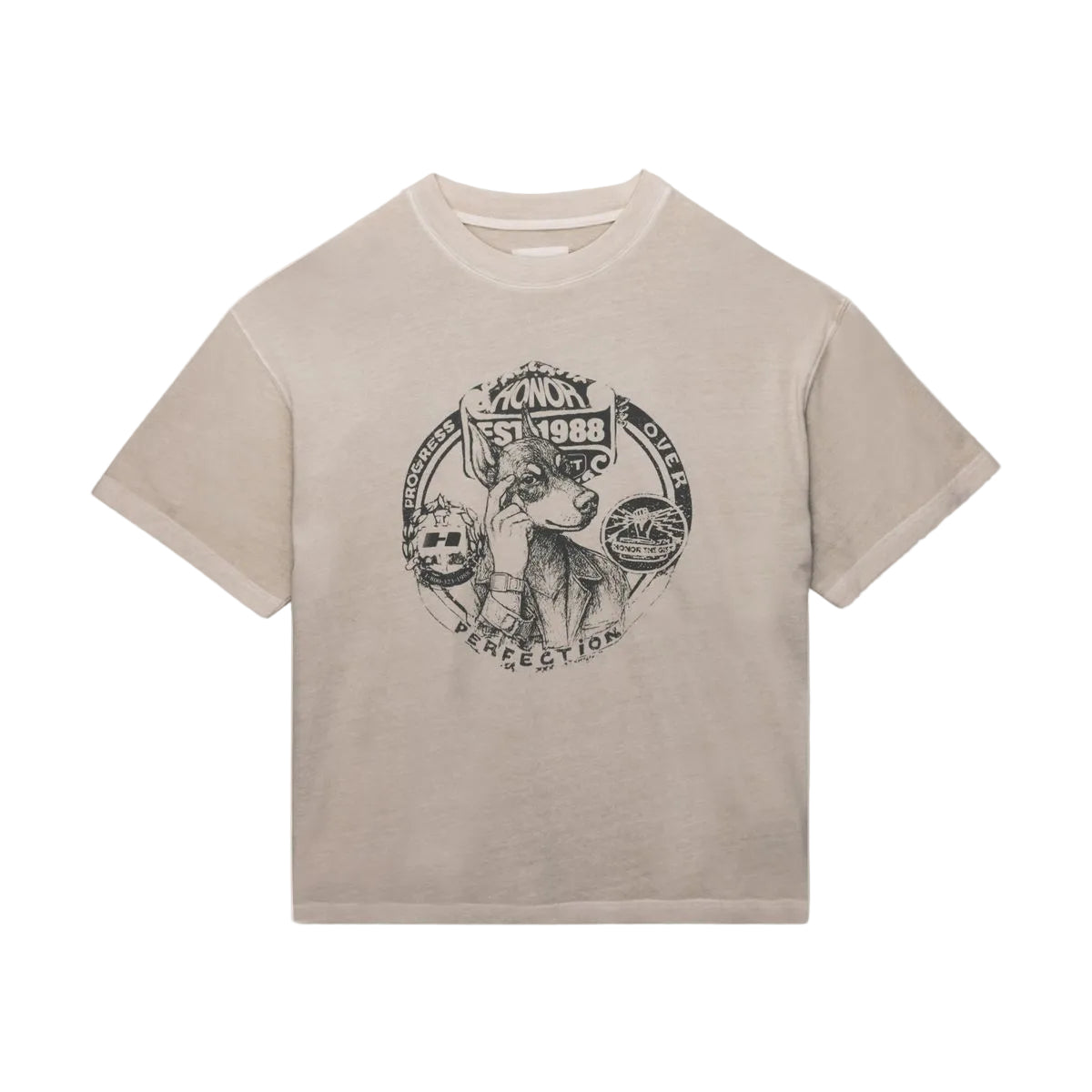 Progress Over Perfection T-Shirt - Cream