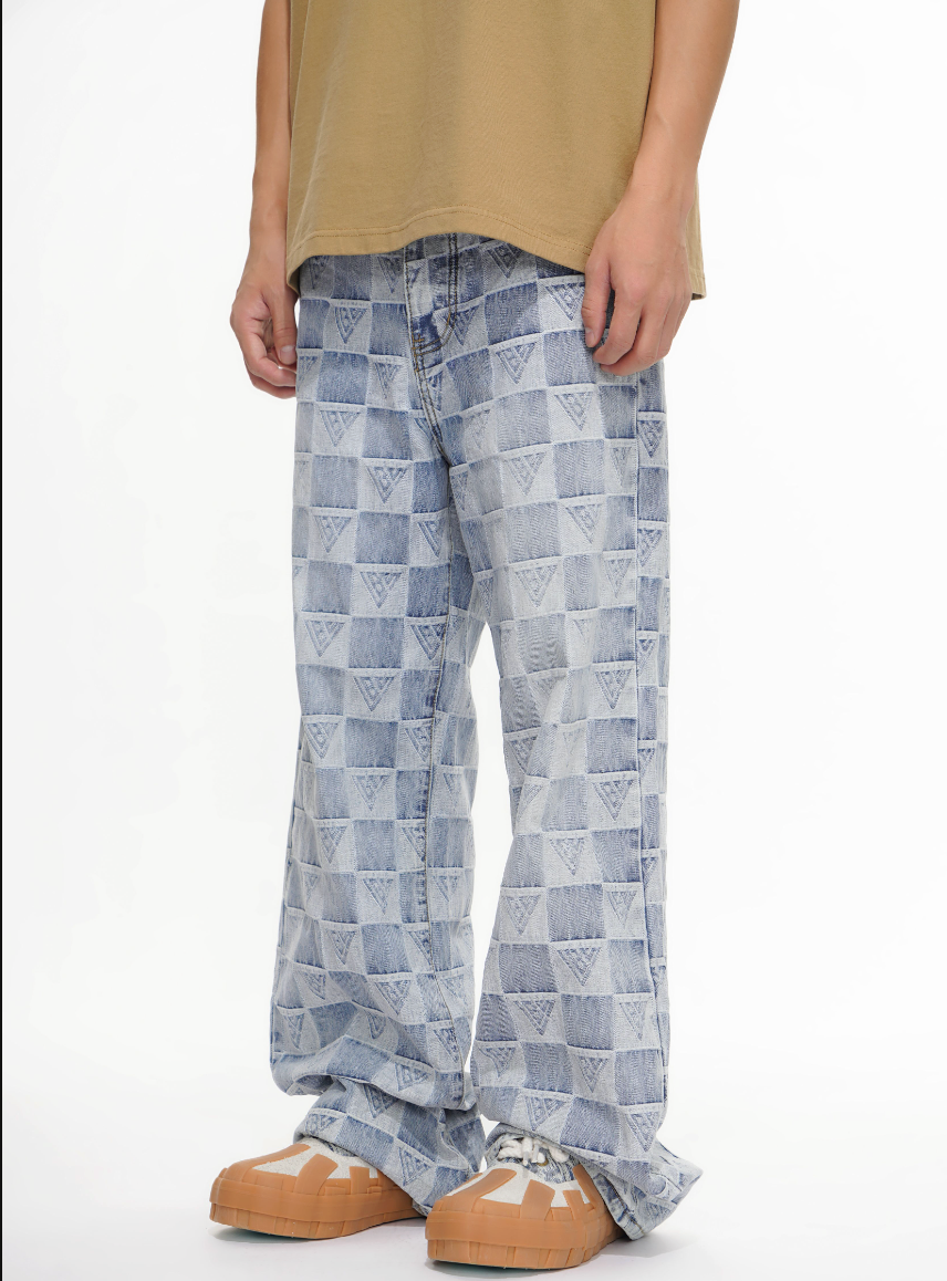 All Over Baggy Fit - Light Blue Wash
