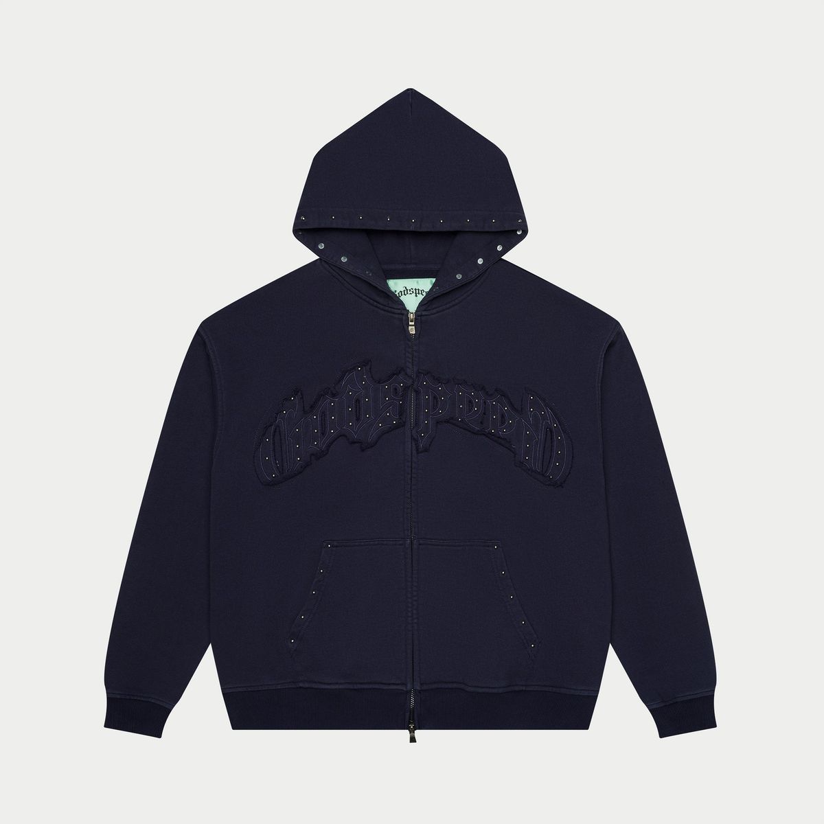 Symmetric Studded Set - Navy