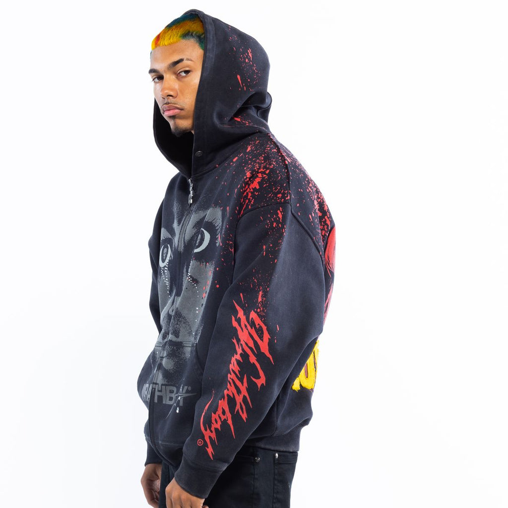 Lust kills hoodie - Black – Sammys NYC