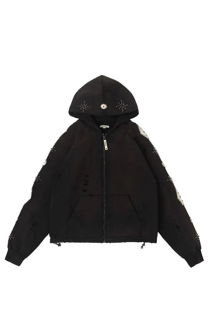 Falling Water Hoodie - Black – Sammys NYC