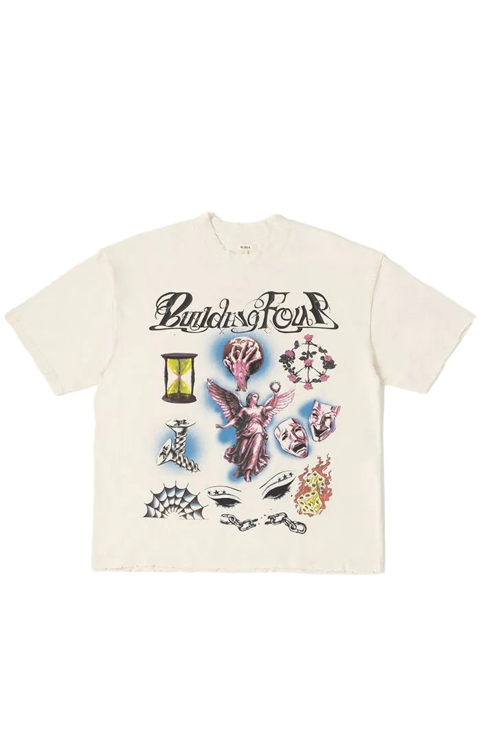 Dancing House T-Shirt - Antique White
