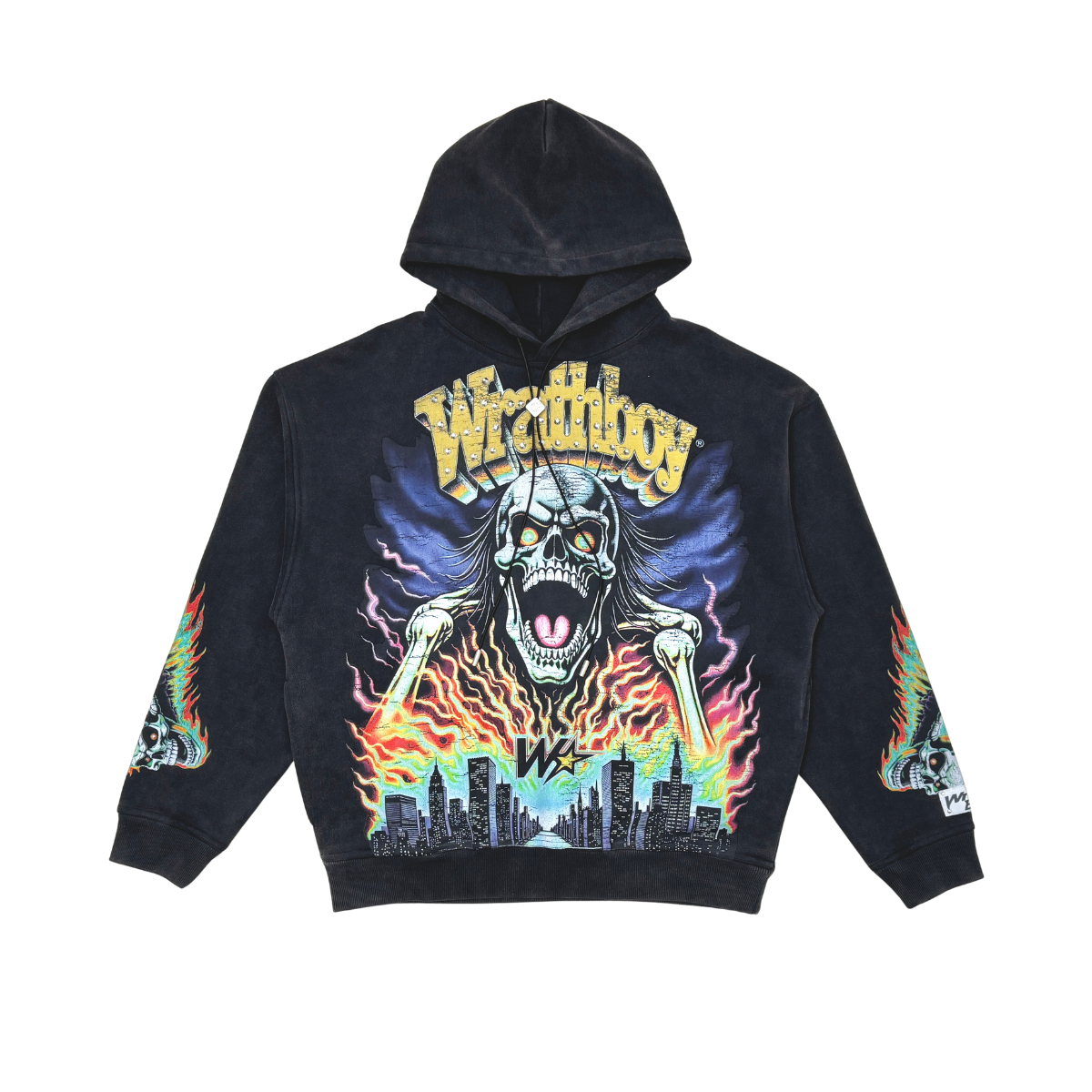 No Hard Feelings Hoodie -Vintage Black