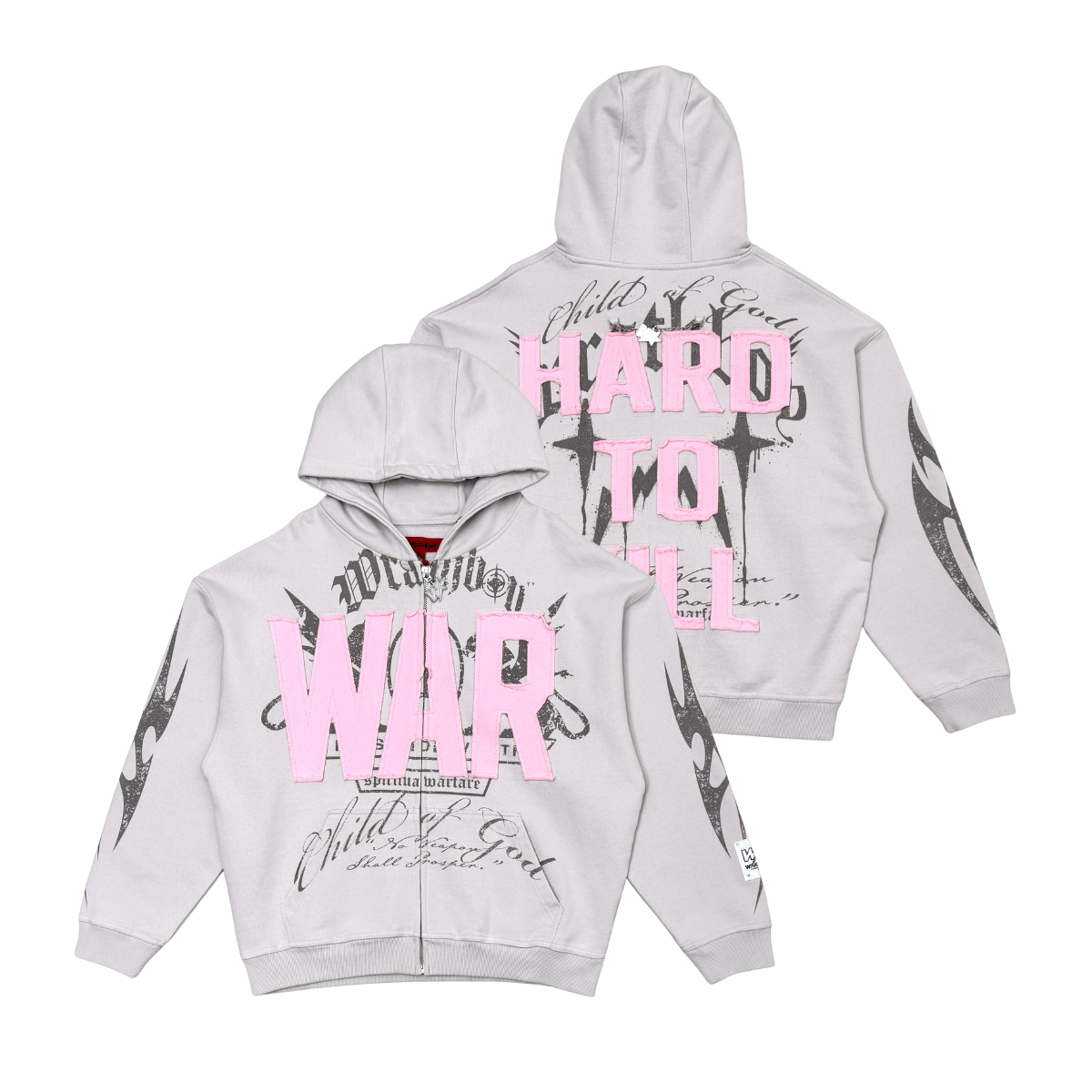 Hard to kill hoodie - Pink