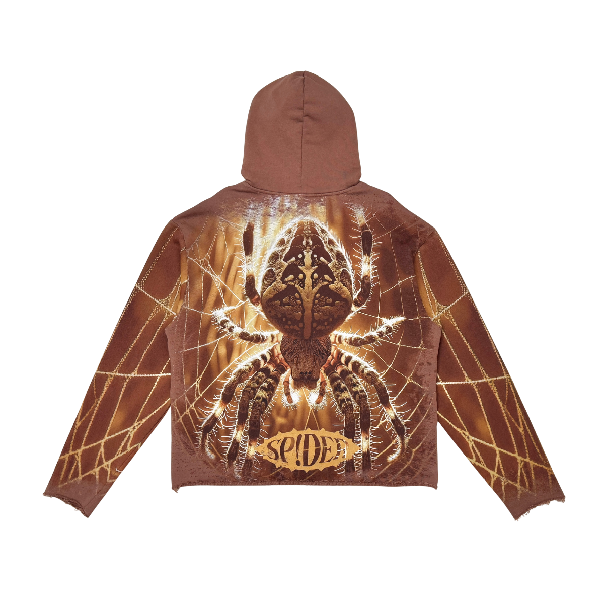 Spider Pullover Hoodie - Bronze