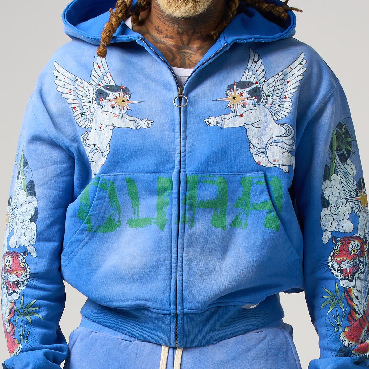 Garden Hoodie - Blue