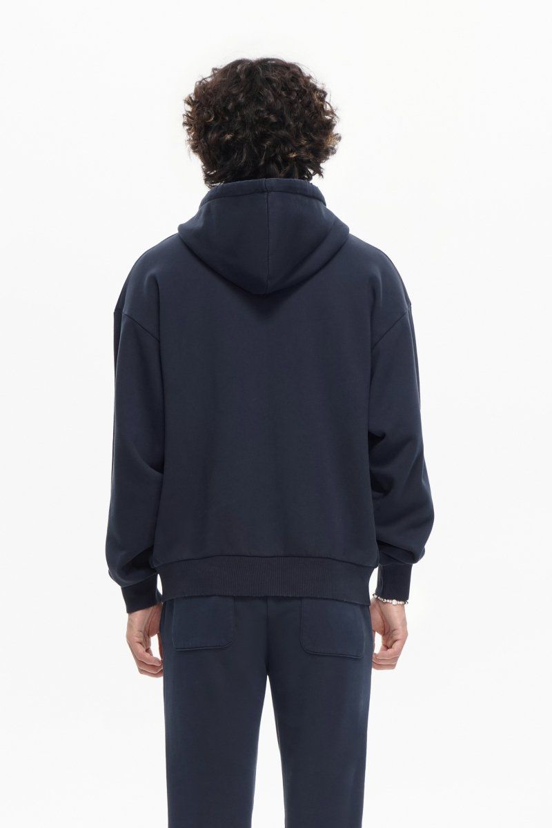 Mr. Fleece Zip Up - Navy
