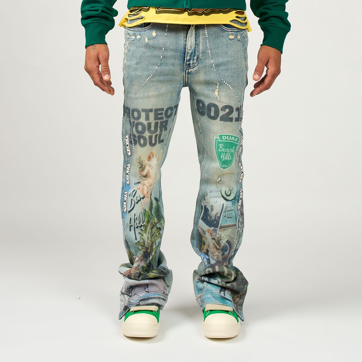 90210 Flare Denim - Light Wash