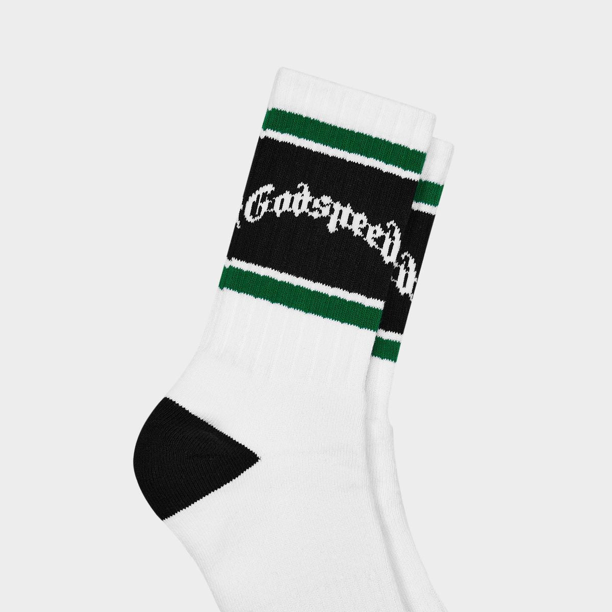OG Logo Striped Sock - White & Green