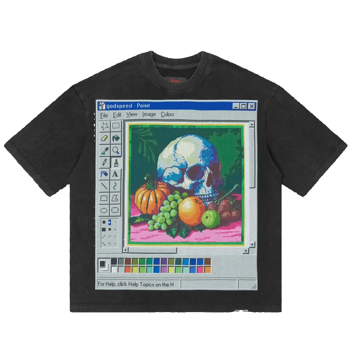 GS Paint T-Shirt - Black