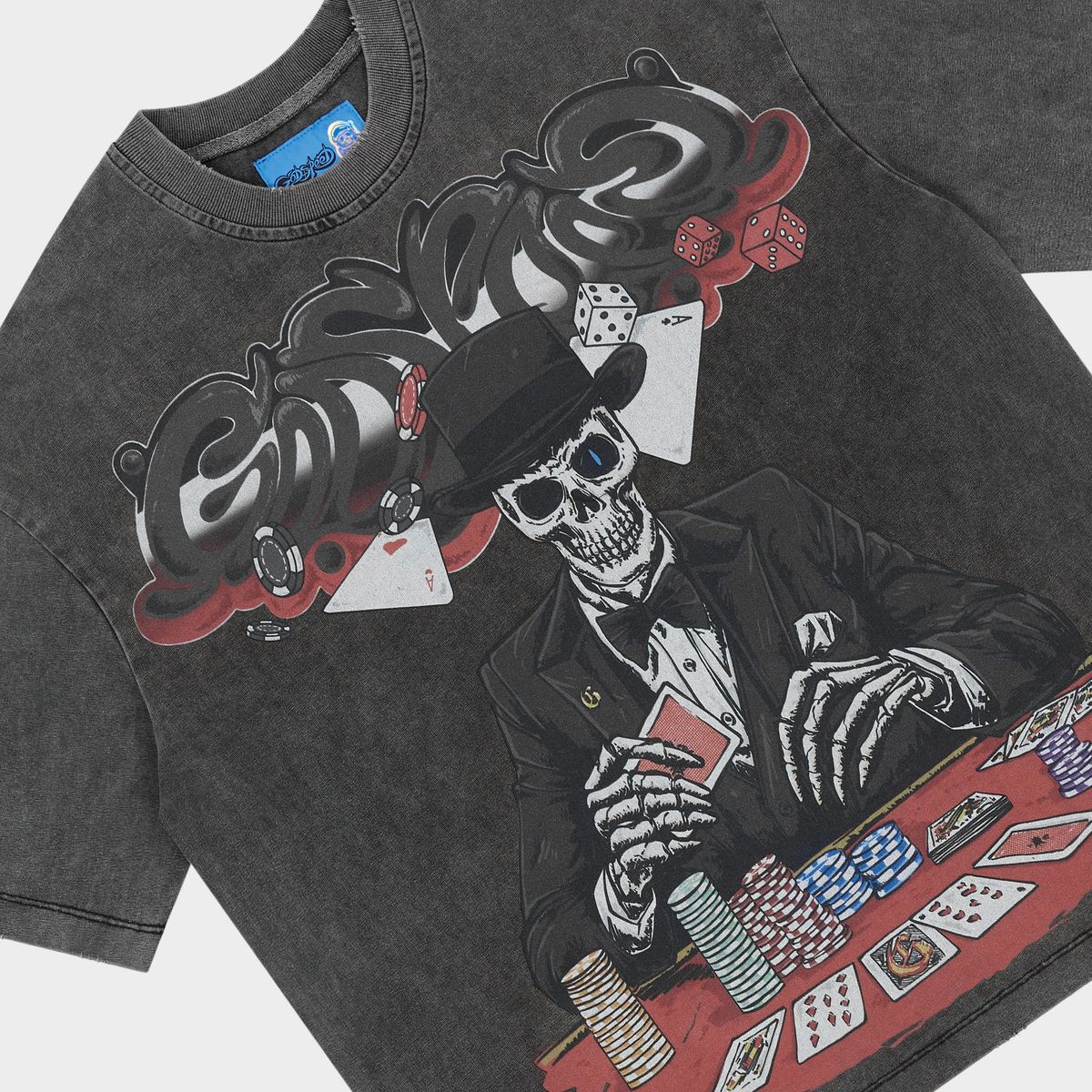 High Stakes T-shirt NG - Grey Wash