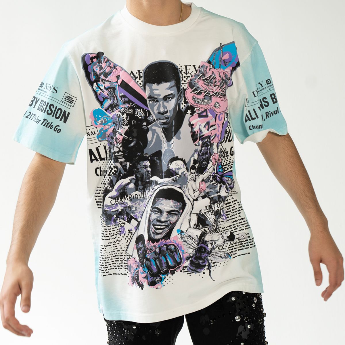 The Greatest T-Shirt - White & Blue