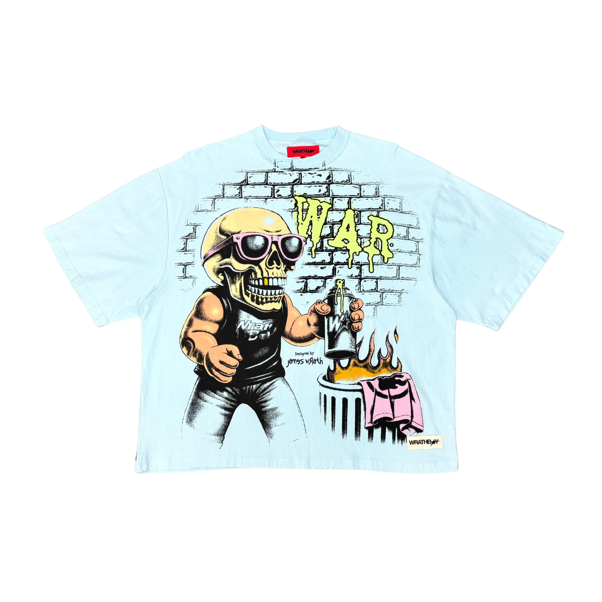 We Love Wrath T-Shirt - Light Blue