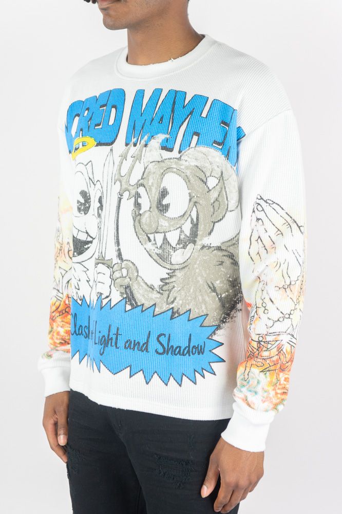 Scared Mayhem Thermal - White