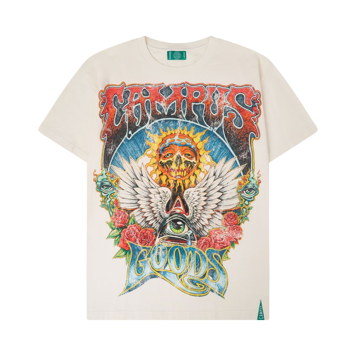 Psychedelic T-Shirt - Cream