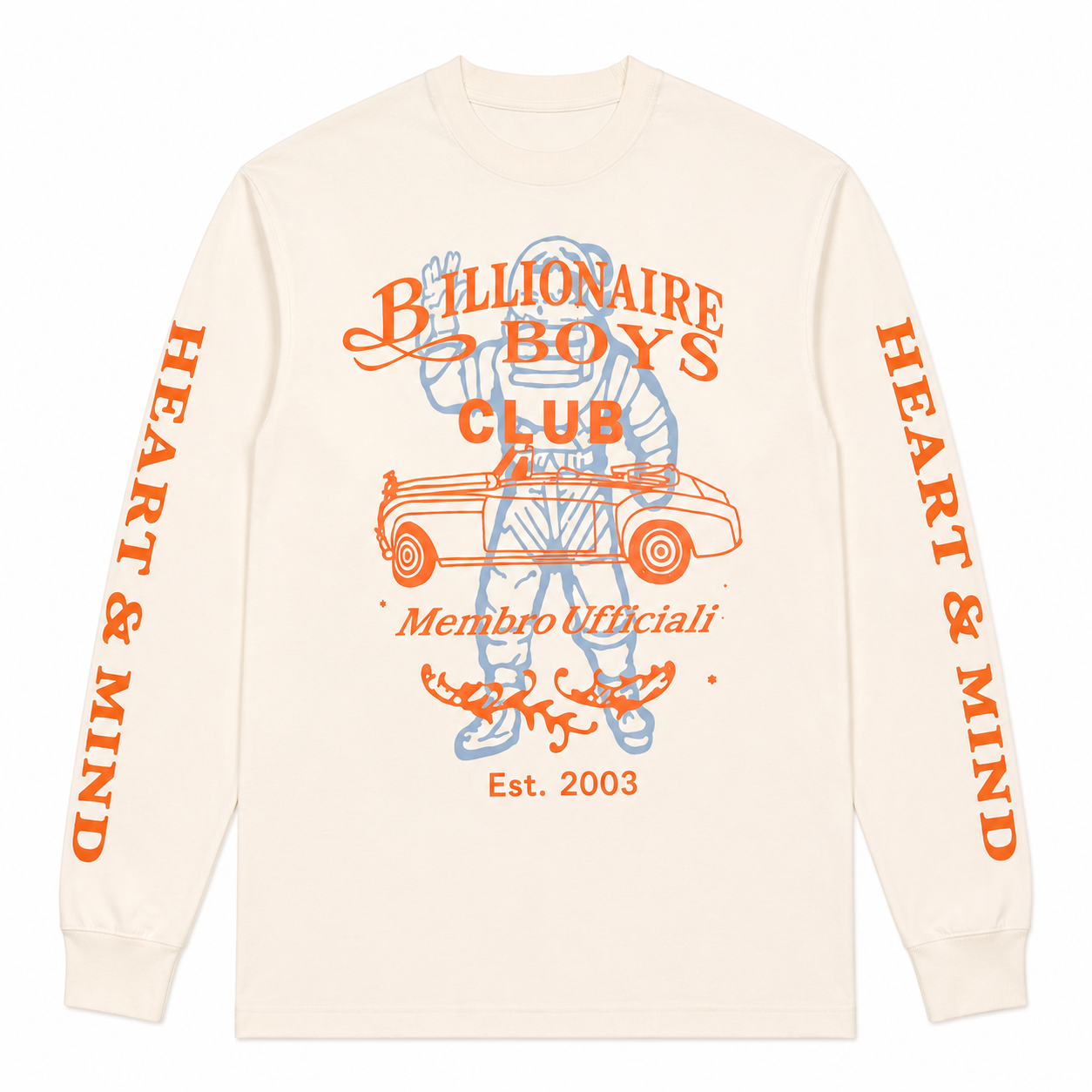 BB Vintage Long Sleeve T-Shirt - Gardenia