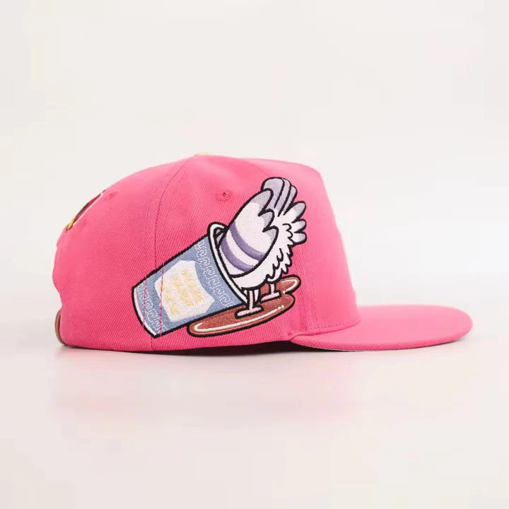 Bacon Egg and Cheese Strap Back - Cotton Candy