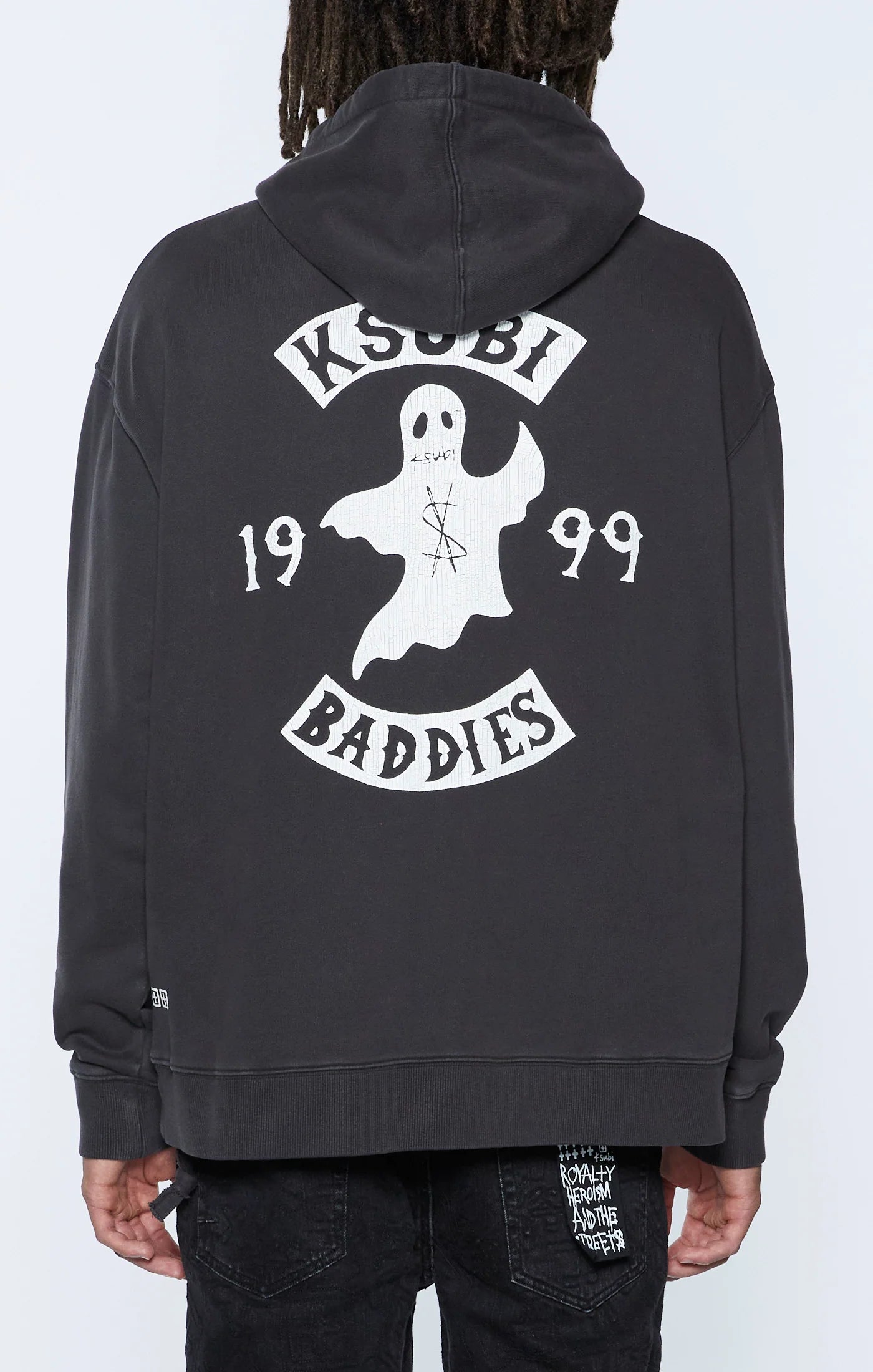 Baddies Biggie Hoodie - Faded Black
