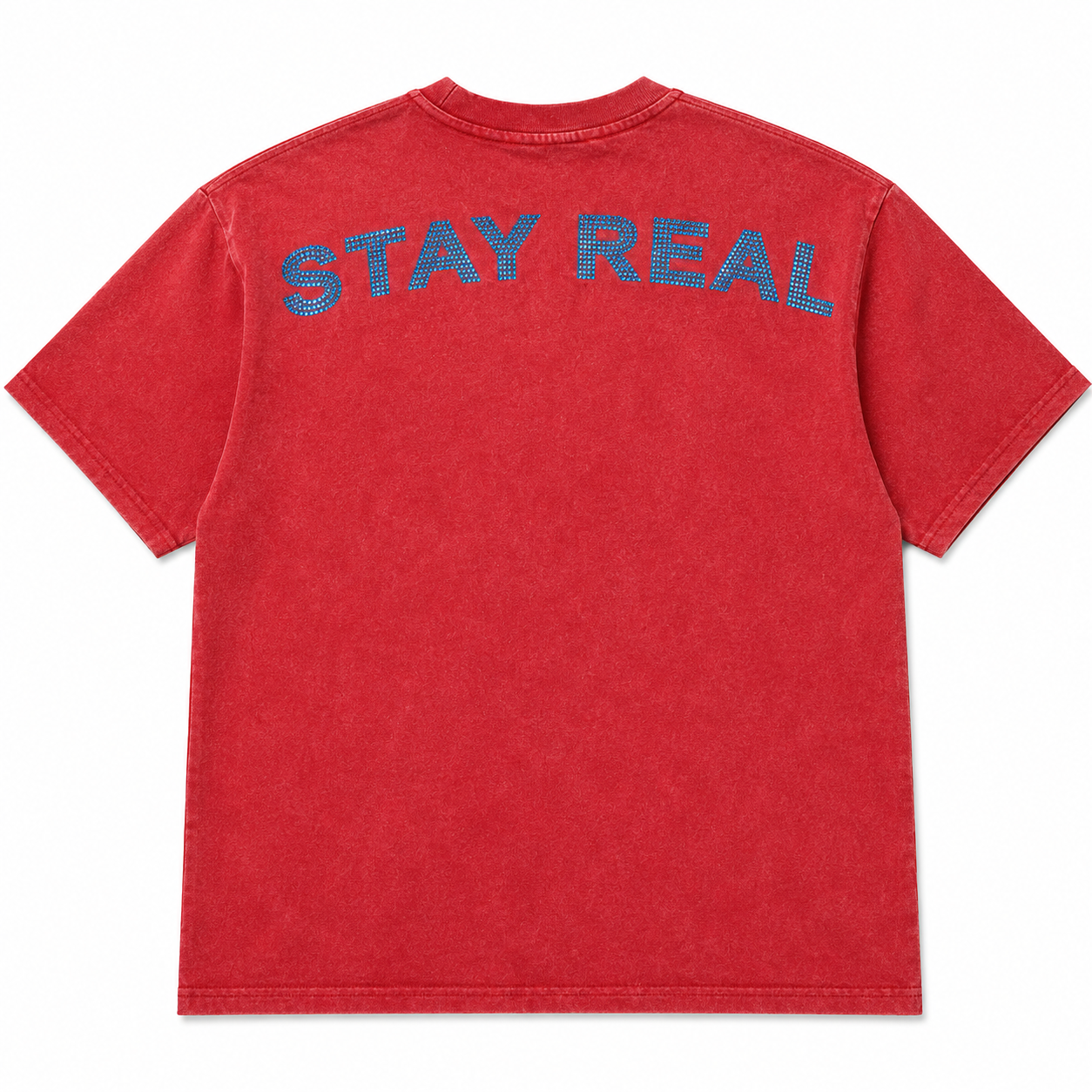Saint Stay Real - T-Shirt - Red