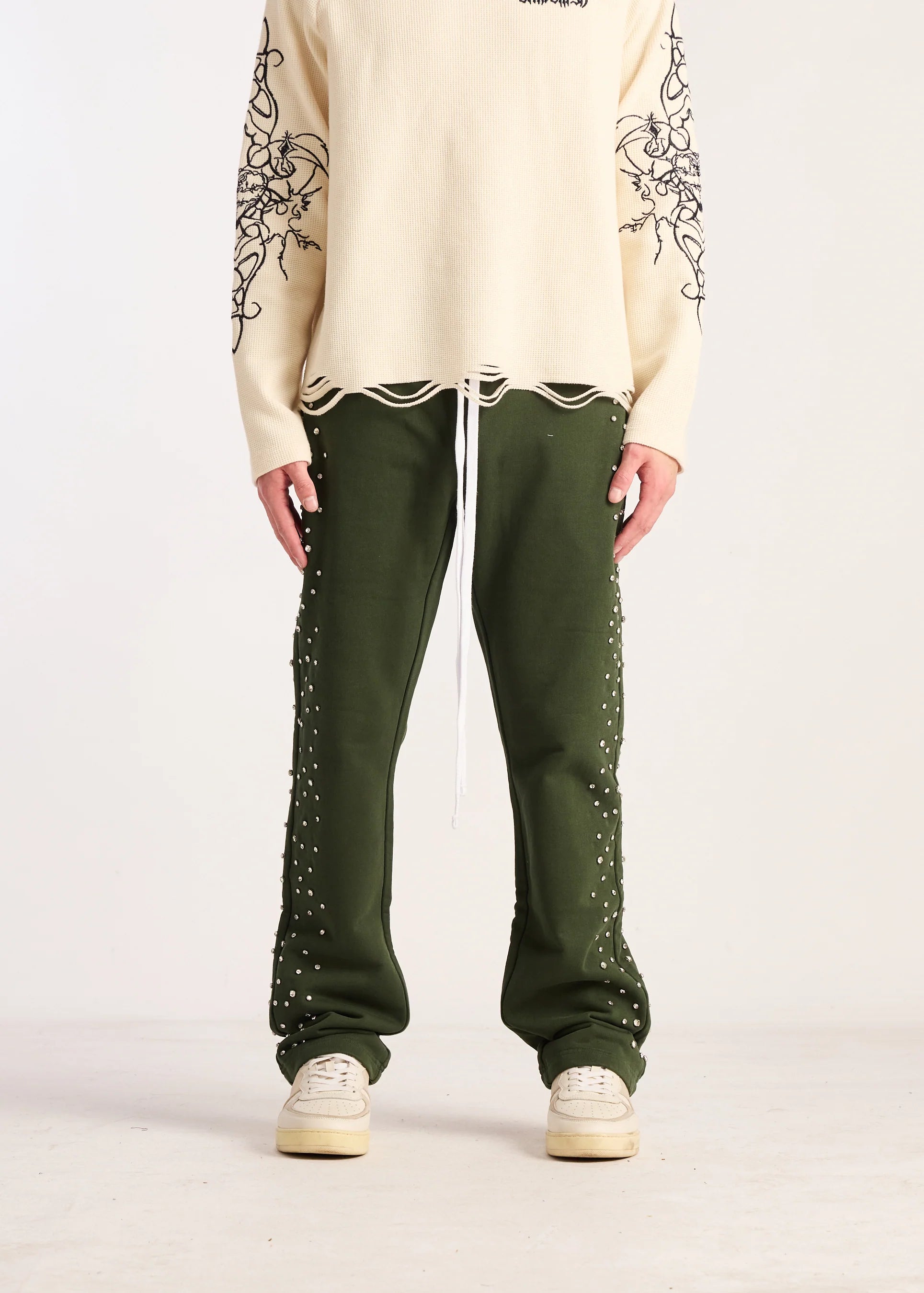 Ice Lounge Pant - Dark Green