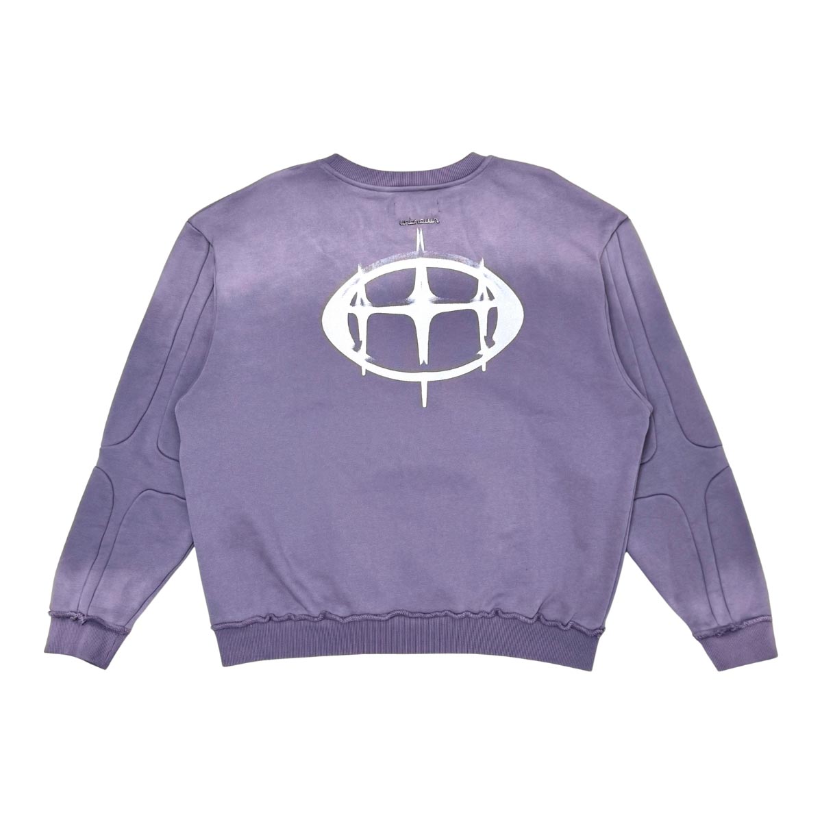 Unknown washed effect crewneck