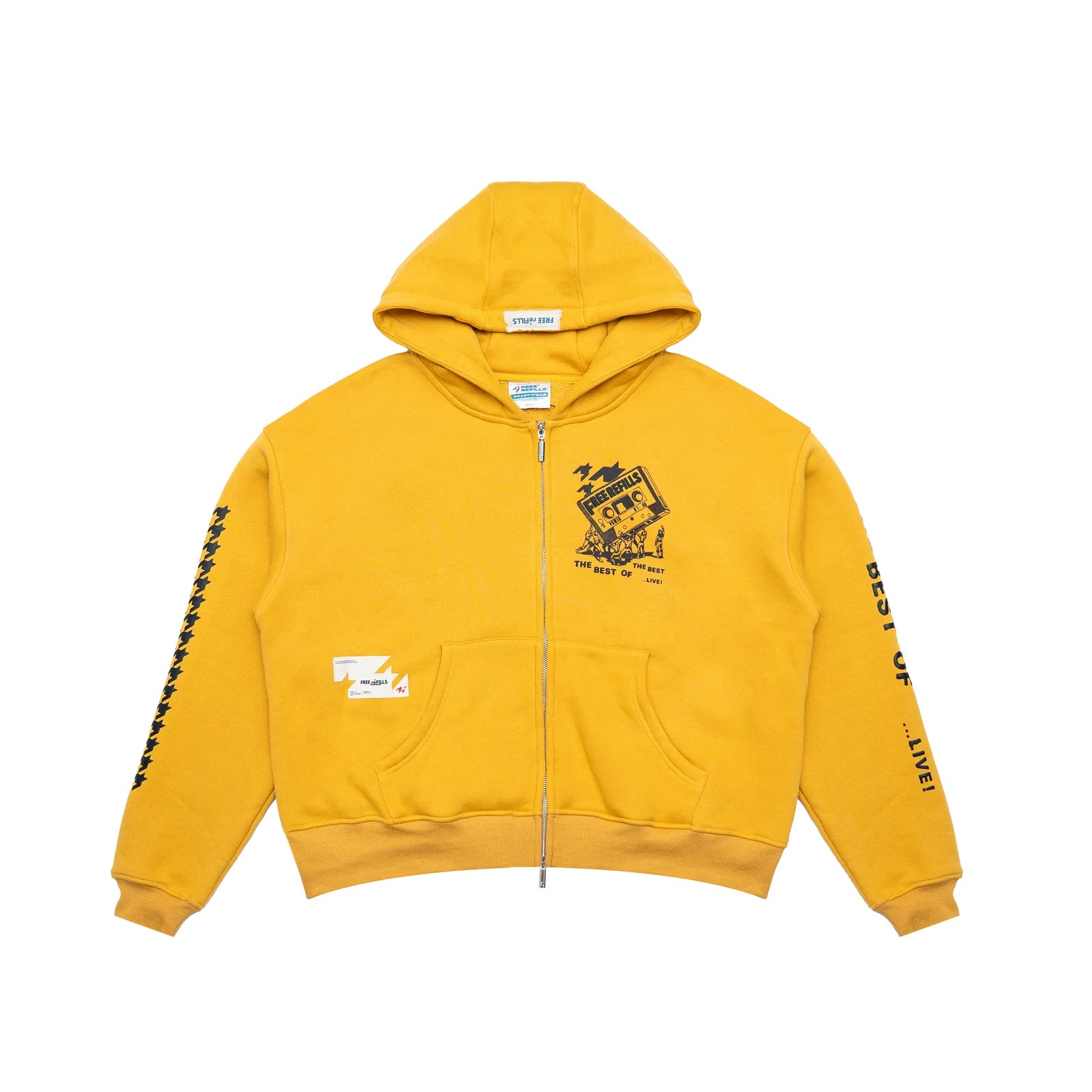 Flyer Zip Up Hoodie - Yellow