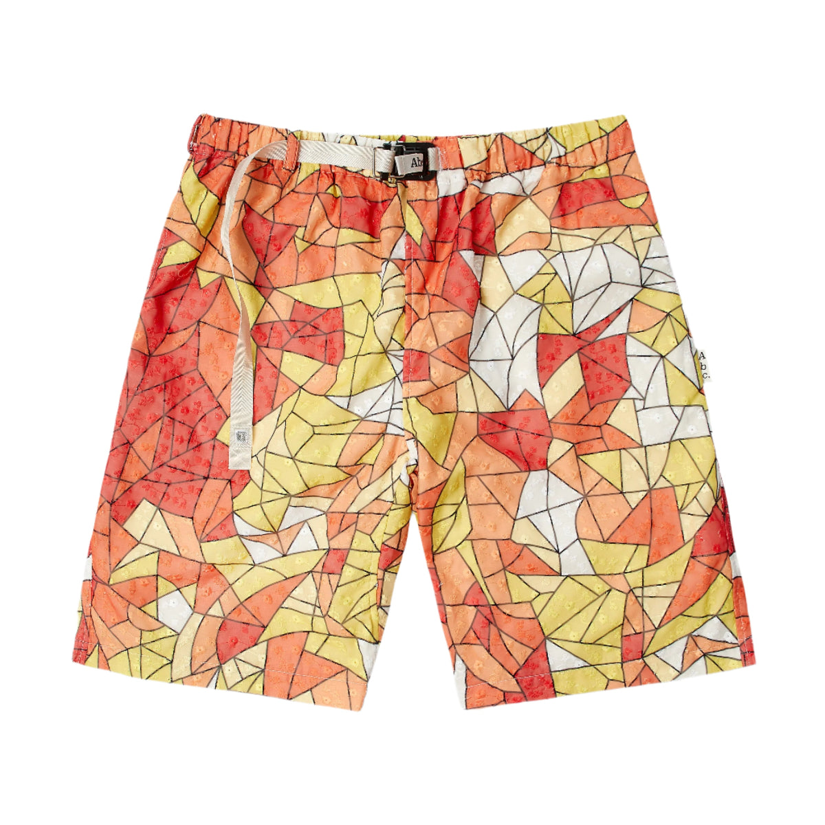 Stained Glass Work Short - Yellow/Orange