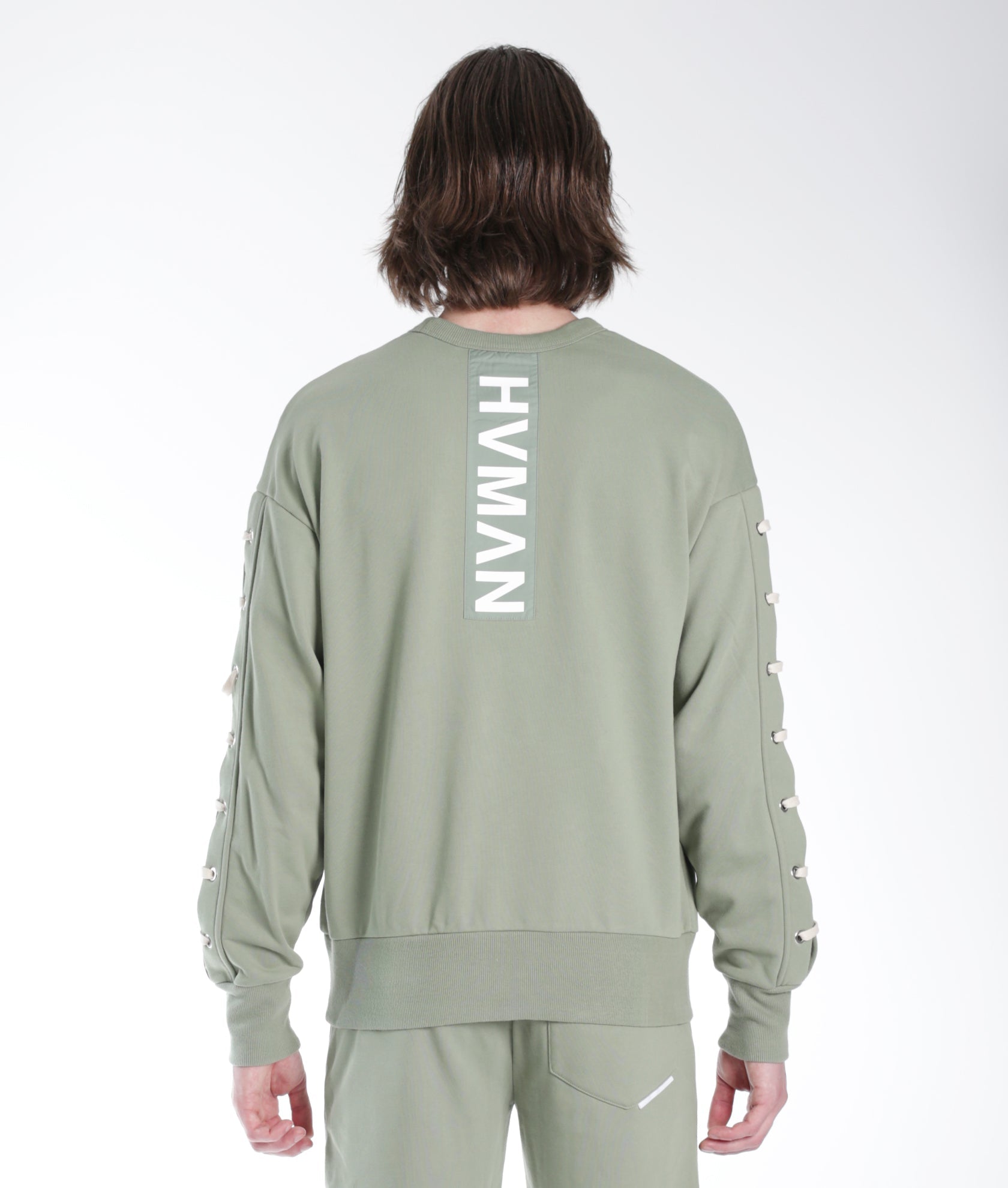 CREW SWEATSHIRT IN ASPEN LACE