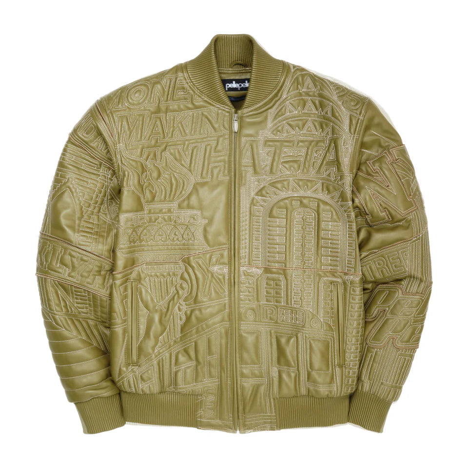NYC Boro Quilted Jacket - Olive