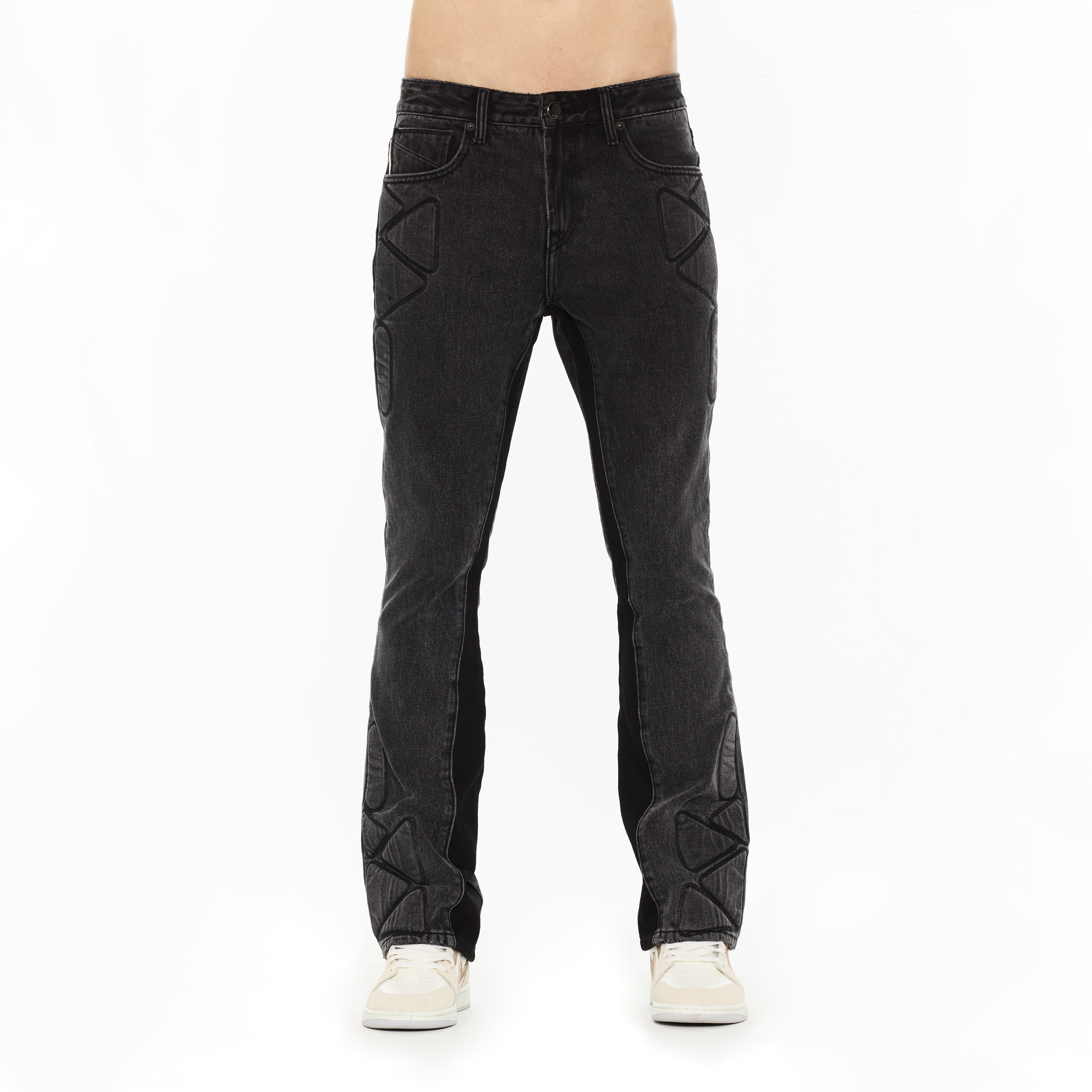 Hvman's Mars Bootcut Jeans in Grey