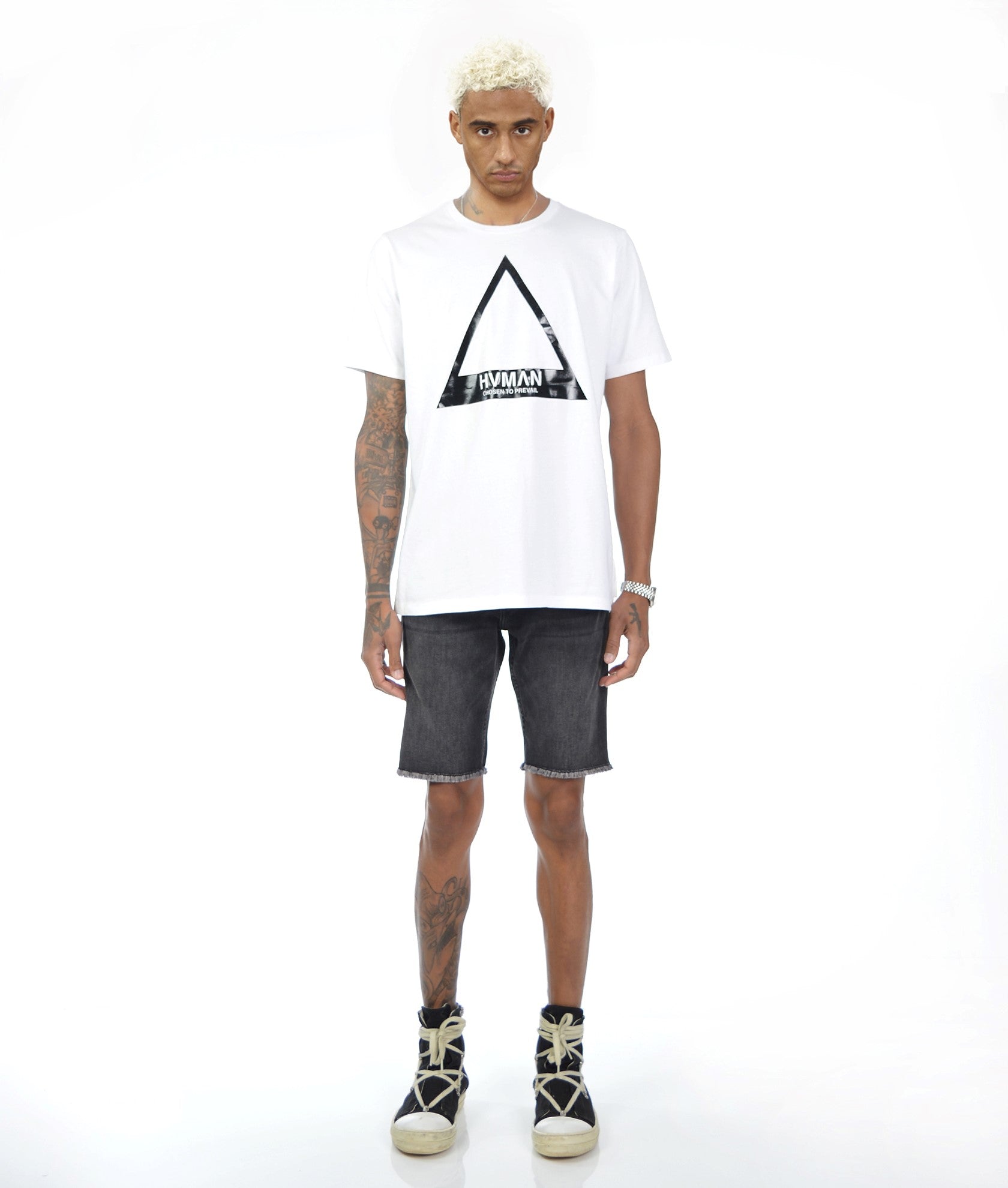 MERO SLIM SHORT STRETCH IN BLACK