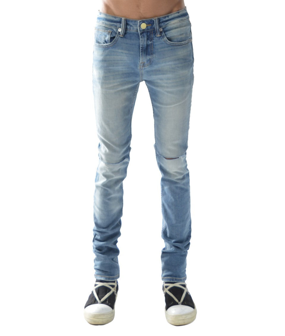Strat Super Skinny Jeans in Light Sand Blue